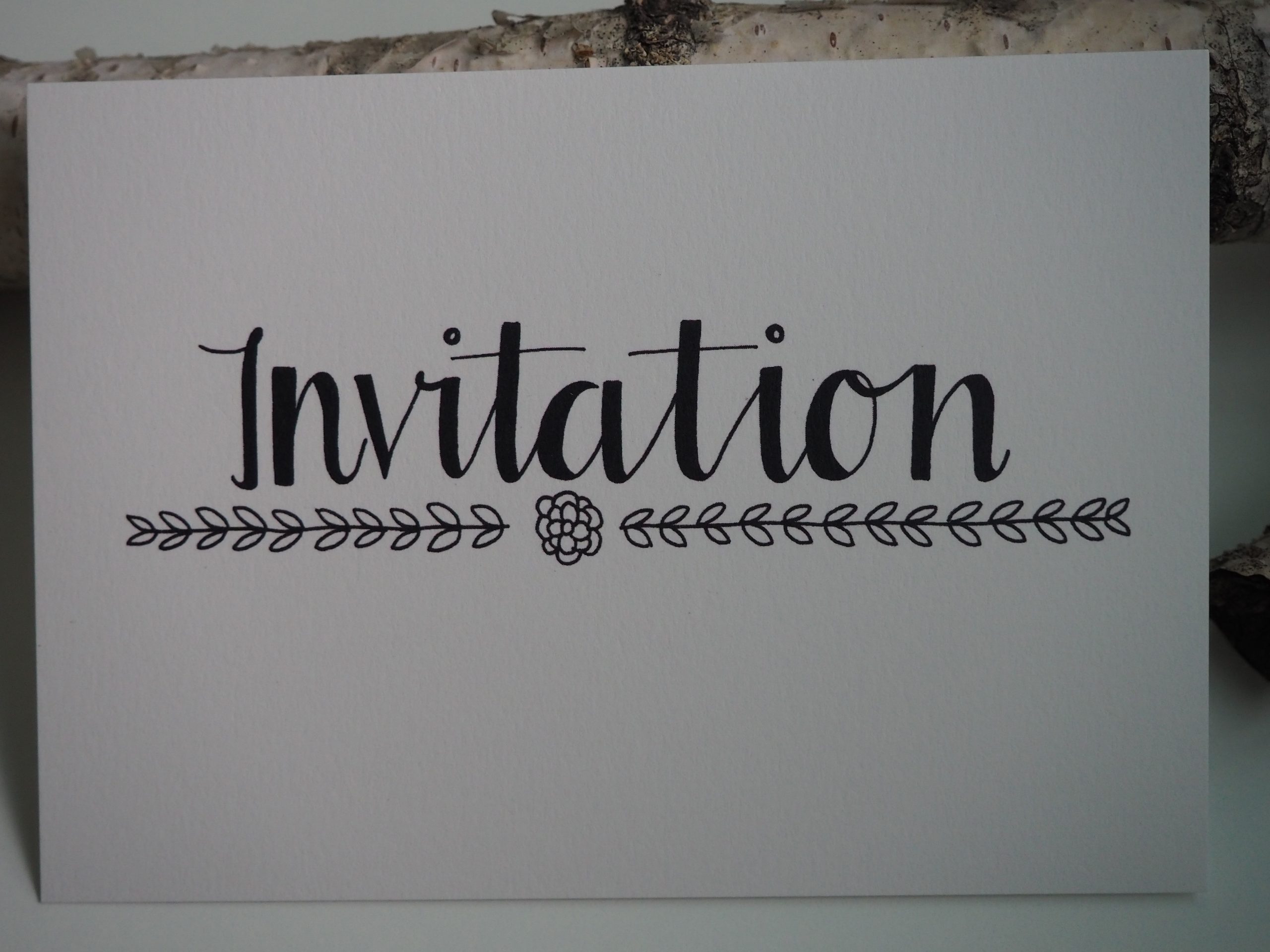 Invitation- Set