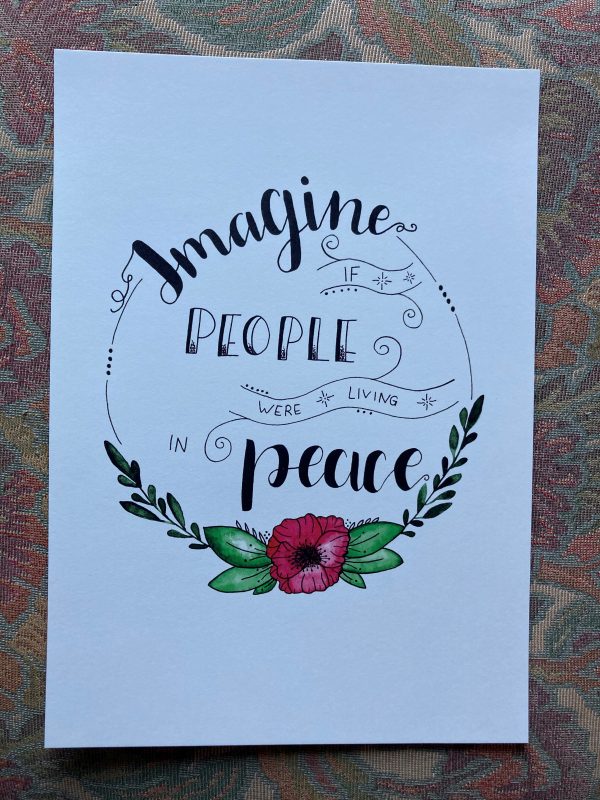 Imagine if people were living in peace – Bild 2
