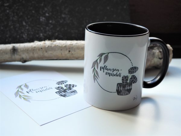 Tasse Pflanzenmuddi mit Karte – Bild 2