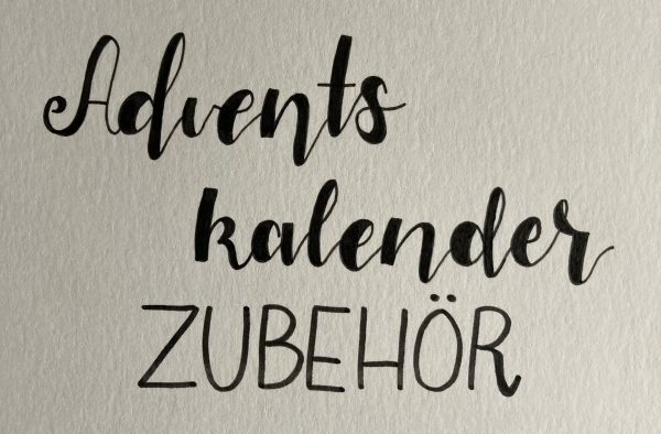 Adventskalender Zubehör