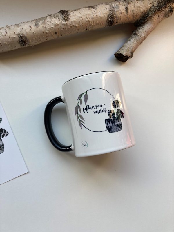 Tasse Pflanzenvaddi mit Karte – Bild 6